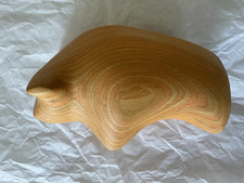 John Fox hand carved laminated wood bull Perry Lancaster interest