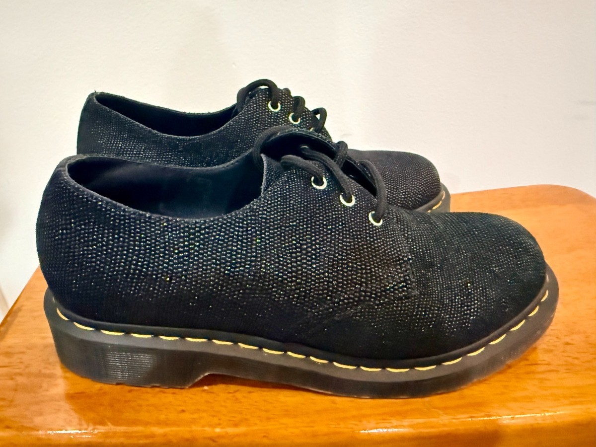 Dr Martens 1461 Glitter Lace-Up Platform Oxfords Women's Size 8 | eBay