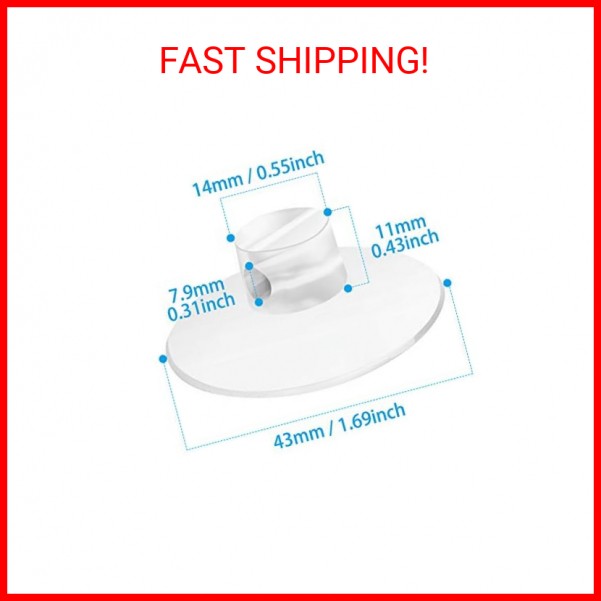 4 Pack Bathroom Shower Caddy Connectors Suction Cups, Heavy Strength Clear