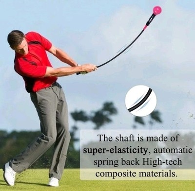 Golf Trainer Stick for All Skill Levels, Ideal for Tempo & Strength Training 48''