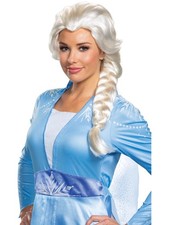Womens Frozen 2 Elsa Wig Costume Accessory