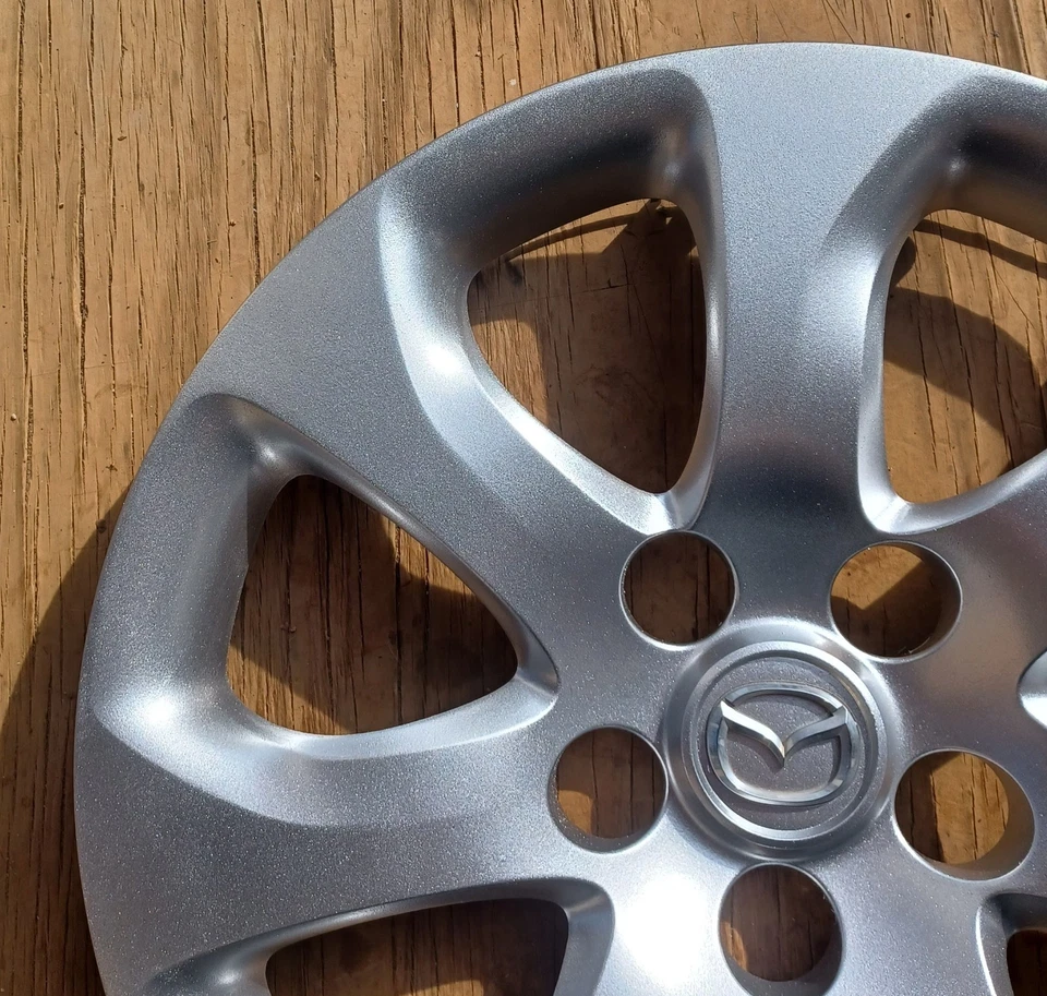 Mazda 3 hubcap 2010- 2013 fits 16" wheels, part # 56555, BBM237170 Repainted - Image 2 of 4