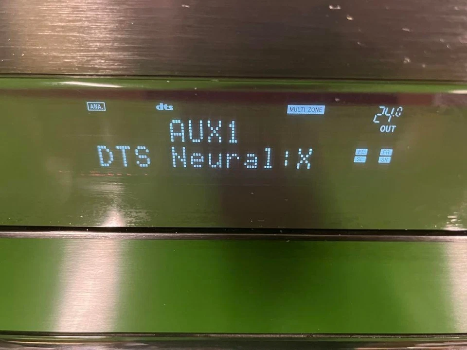 DENON AVR-X6300H 11.2 Channel 140W 4K HOME THEATER RECEIVER Black Used Japan - Image 3 of 4