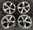 20 GENUINE AUDI RS5 RS4 ROTOR 5 SPOKE A5 S5 ALLOY WHEELS TYRES 8T0601025CT