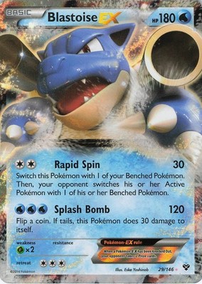 Blastoise EX Holo Ultra Rare XY Base Set 29/146