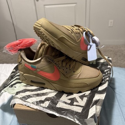 Nike Off-White x Air Max 90 'Desert Ore'  Men's  AA7293-200