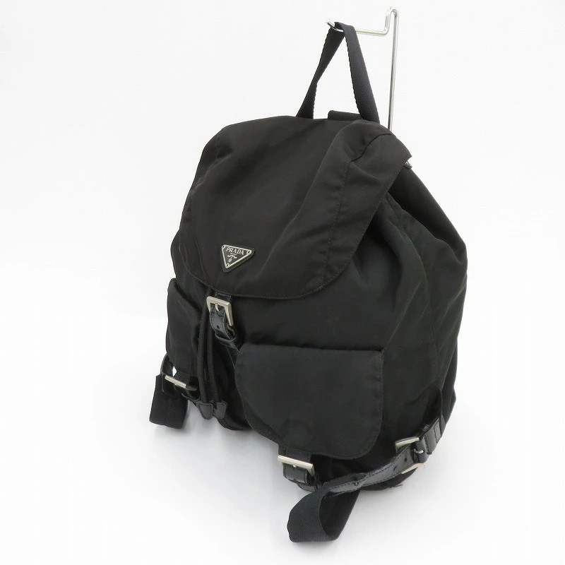 PRADA B2711 VELA ブラックバックパック Prada VELA Backpack Daypack Black | eBay