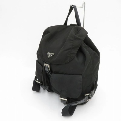 Prada VELA Backpack Daypack Black | eBay