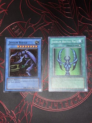 Set: Javelin Beetle Pact Javelin Beetle PP01-EN012 PP01-EN013 Super Rare Yugioh