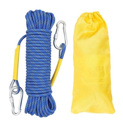 Climbing Rope 10mm Outdoor Rope 50m Static Climbing Rope Fire Rescue Parashi...