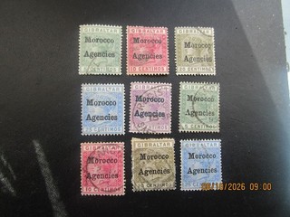 Morocco Agencies QV Part Sets in Order ££'s Post UK Only Read all Below. Lot 1