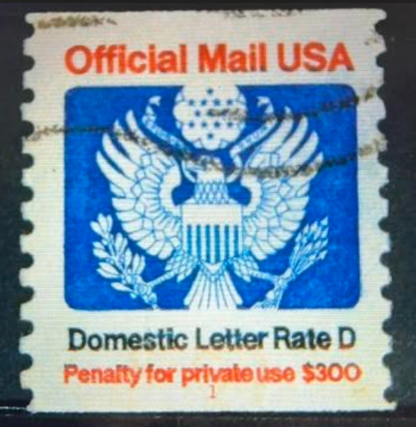Rare D Official plate number 1, used