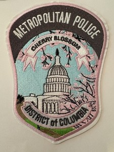 Metropolitan Police District of Columbia “Cherry Blossom” Patch. -New
