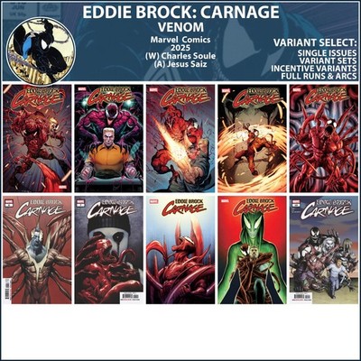 Eddie Brock: Carnage (2025) #1 2 3 4 5 6 7 8 9 10 Marvel Comics COVER SELECT