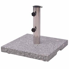 Parasol Base Parasol Stand Umbrella Base Holder Support Granite Square vidaXL