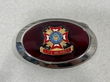 Veterans Of Foreign Wars Lifetime Member Belt Buckle