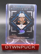 2021-22 BLACK DIAMOND ROOKIE GEMS MASON MCTAVISH /99 ANAHEIM DUCKS #RG-MM .