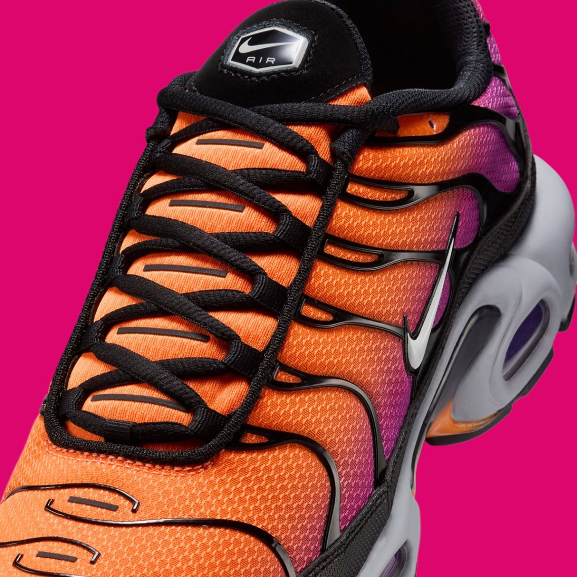 Size 13 - Nike Air Max Plus Total Orange Vivid Purple for sale