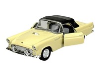 Welly Old Timer 1955 Ford Thunderbird Beige 1:34 1/34 Die Cast Model Neu Kasten