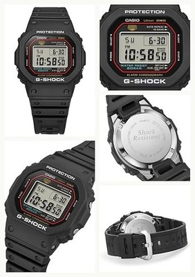 CASIO G-SHOCK DW-5000R-1AJF Reprint Edition Screw Back New From