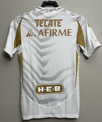 Adidas Tigres UANL Authentic Soccer Third Jersey White Mens Size