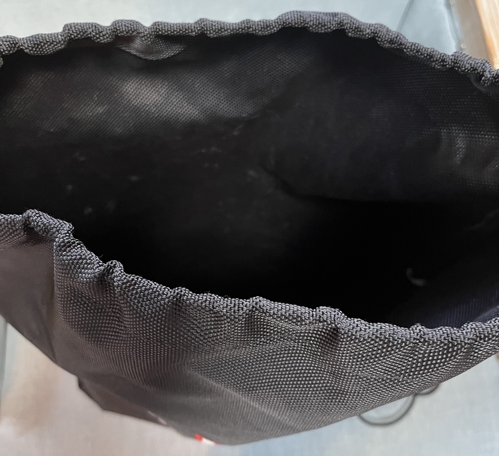 Bledsoe Large Black Drawstring Bag Backpack  Pouch - image 6