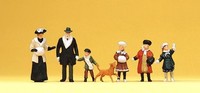 Preiser 12184 Winterliche Passanten Um 1900 1:87 / H0