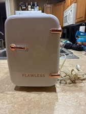 finishing touch flawless beauty mini fridge with power supply
