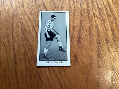 D C THOMSON - WIZARD - BERÜHMTE FUSSBALLER Nr. 2 JOE Mc DONALD . In sehr gutem Zustand
