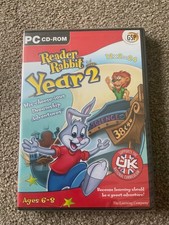 pc cd rom reader rabbit gsp year 2 ages 6-8 educational game learning knowledge