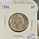 1934 US Washington Quarter 25c XF