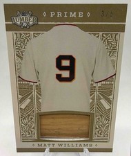2025 Leaf Baseball Lumber Matt Williams Game Used Lumber-Prime Gold /5 #GLP-89