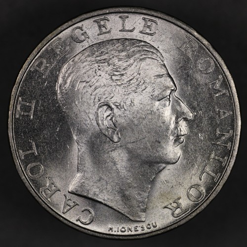 1940 Romania Silver 250 Lei