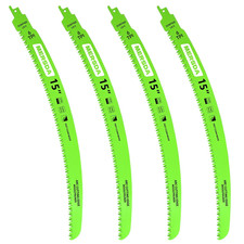 Japanese Teeth Reciprocating Saw Blade 15 Inch, Curved Edge Wood Pruning Saw Bla