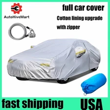 Fleece Lining Full Cover Rain UV Protection W/Zipper For Dodge  Avenger USA