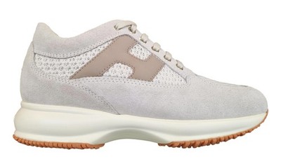 Hogan Damen Schuhe Interactive HXW00N0GB80V190RWI Weiß Beige