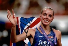 Keely Hodgkinson Autographed 12x8 Photograph | Team GB Athlete | AFTAL