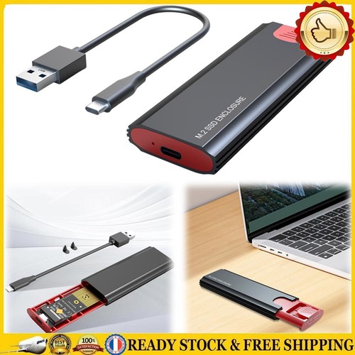 Boîtier SSD M.2 NVME NGFF SATA pour SSD SATA 2230/2242/2260/2280 Hot