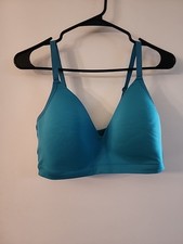 Thirdlove Sz XL Full Coverage Wireless Blue Comfort Support Bra EUC