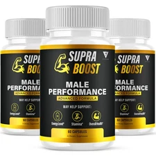 (3 Pack) Supra Boost Energy Formula, SupraBoost Daily Support (180 Capsules)