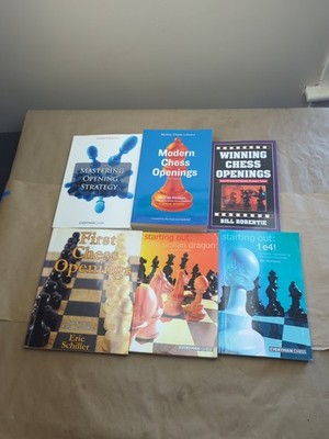6 Chess Book Lot Openings Strategy Learn Tactics Starting Out Modern Mastering