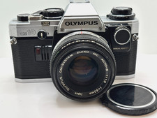 Olympus OM10 35mm Film Camera  with 50mm f1.8 and Manual Adapter - TESTED