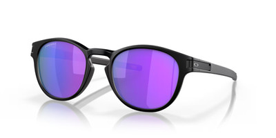 NEW Oakley Sunglasses Latch OO9265-55 Matte Black With Prizm Violet Lens
