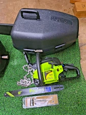 POULAN POWERHOUSE P3816  18" CHAINSAW W/ B&C, CARRYING CASE, SAW WRENCH, MIX OIL