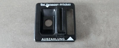 Merkur ADP Gauselmann Blende Geldeinwurf  / Auszahlknopf Geldspielautomat - Bild 1 von 2