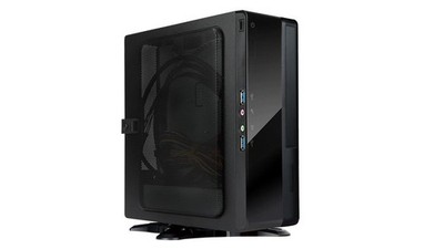 InWin BQ656 Mini-ITX Case with Internal 200W 80+ Gold PSU, Slim Optical Drive