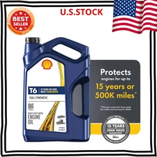 T6 Full Synthetic 15W-40 Motor Oil, 1 Gallon (3 Pack)