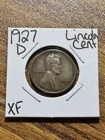 1927 D Lincoln Wheat Cent Penny Nice XF Extra Fine Better Date Coin (Raw5102)