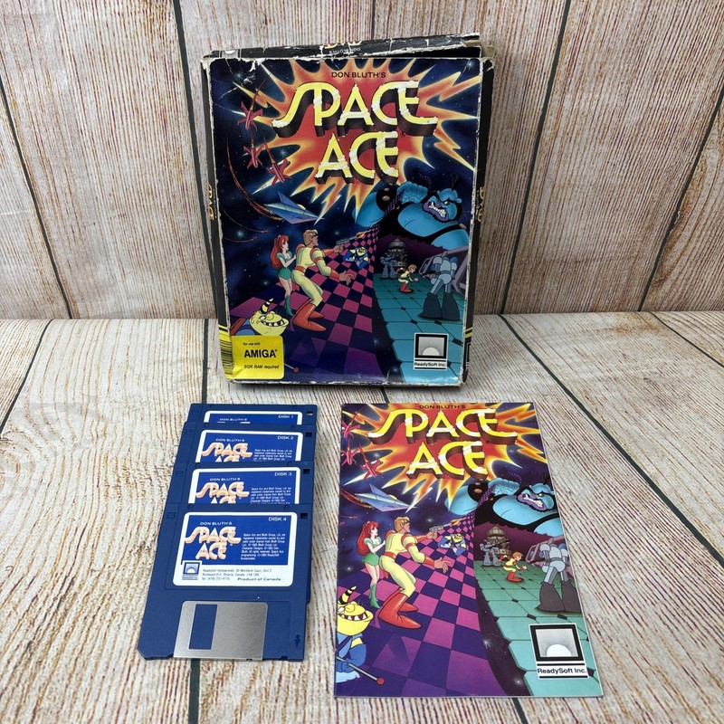 Space Ace Amiga Boxed Complete With Manual