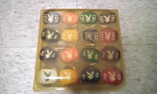 Vintage Epco Playboy Bunny Clear Acrylic Ballards Pool Balls